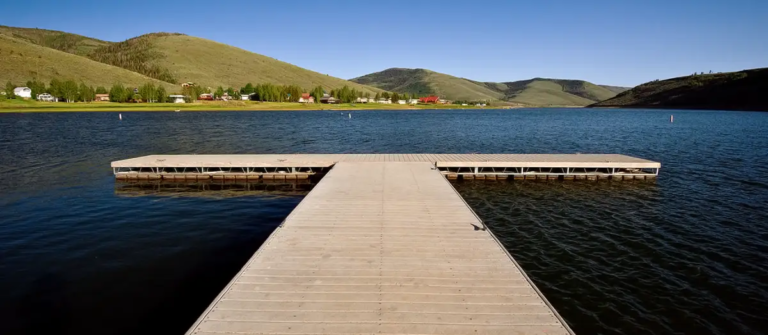 Dock at Scofield Reservoir